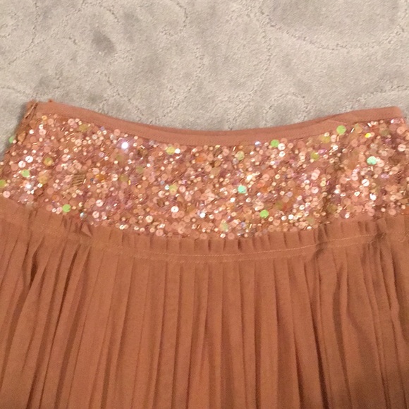 Anthropologie Basil & Maude sequin and tulle Jennifer Aniston skirt - Picture 3 of 9